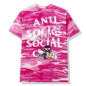 Hello Kitty and Friends x ASSC Pink Camo Tee - Anti Social Social Club - size S,